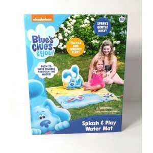 Nickelodeon Blue's Clues & You Splash & Play Water Mat Sprays Gentle Mist! NEW